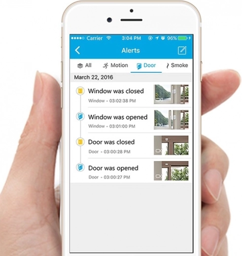 Alertes rapides dans l’application Zmodo
