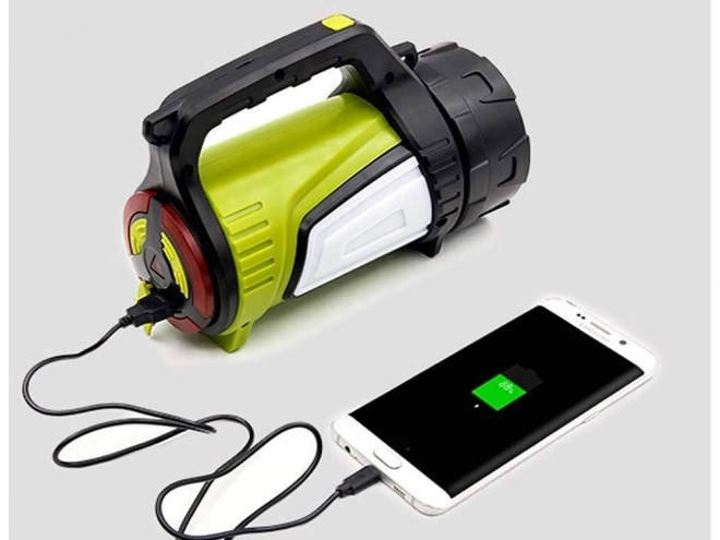 Lampe LED rechargeable avec powerbank pour camping