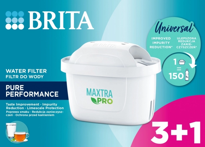 Cartouche de remplacement Maxtra PRO Pure Performance 3+1 pc.