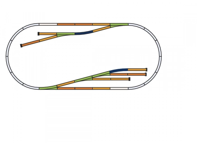 Piko Ensemble de voies D (voies sans issue) - 55330