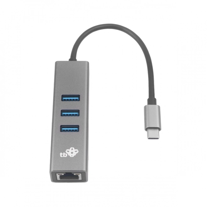 Adaptateur USB-C avec RJ45 + 3 ports USB-A - 1000 Mb/s