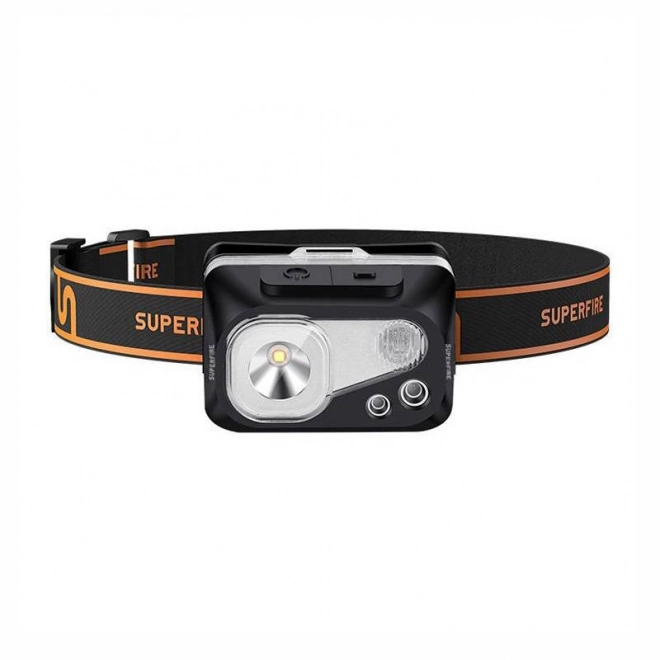 Lampe frontale Superfire avec chargement USB 320lm