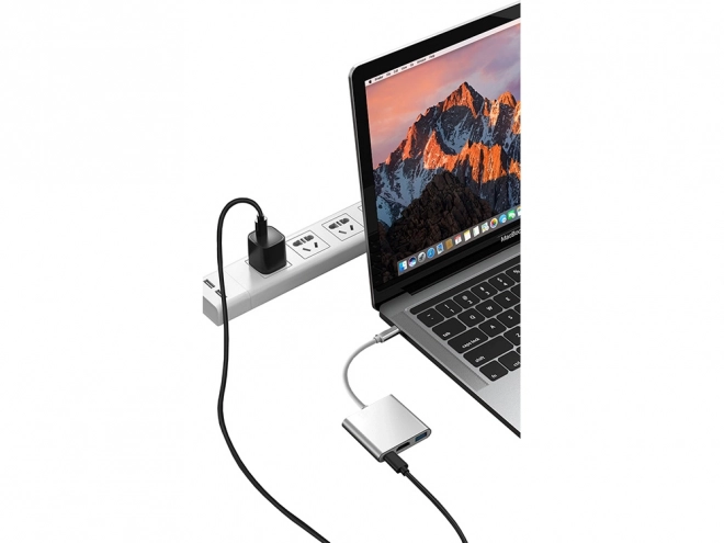 Adaptateur 3en1 USB-C HDMI 4K