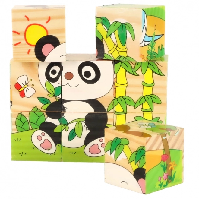 Puzzle en bois Safari 3D