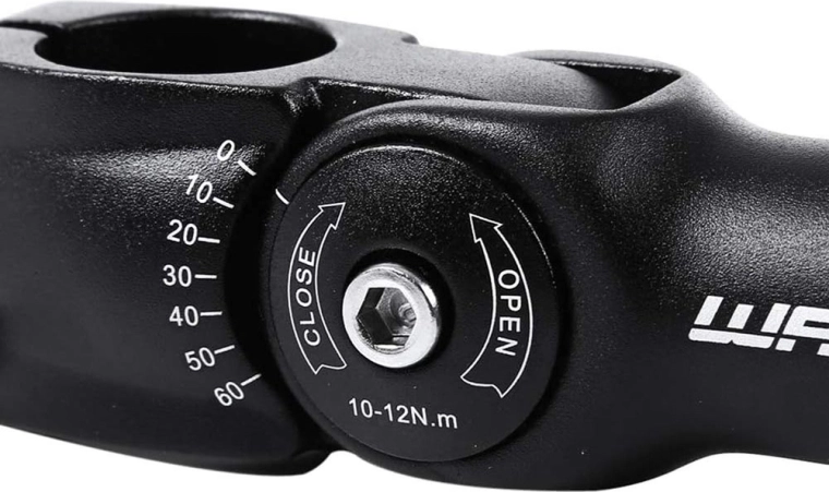 Réglage précis de l’angle 0–60°