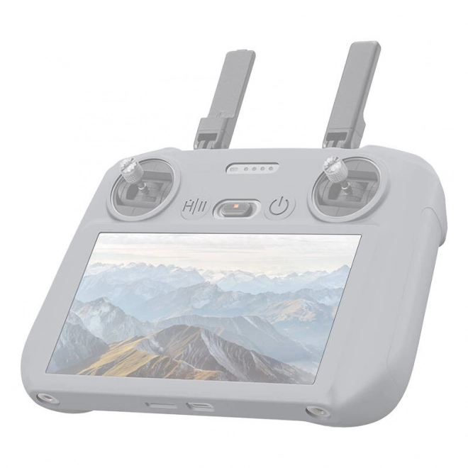 Coque de protection en silicone Puluz pour DJI RC 2 gris