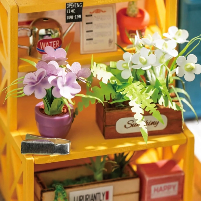 Fleurs de printemps - Maison de poupée miniature DIY