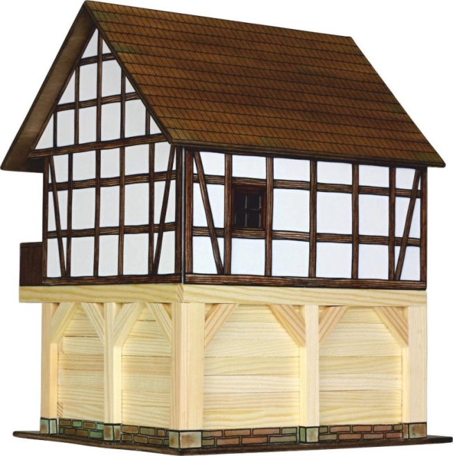 Maquette en bois Grenier à colombages