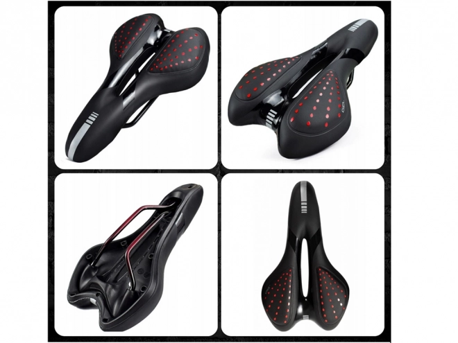 Selle de vélo sportive avec remplissage en gel