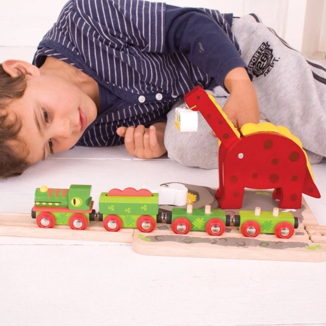Bigjigs Rail Grue Dinosaure