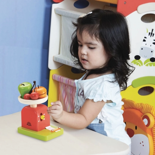 Idéale pour jouer au magasin avec fruits et légumes