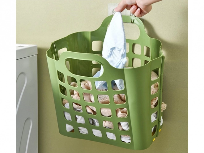 Panier pliant en plastique pour courses et linge