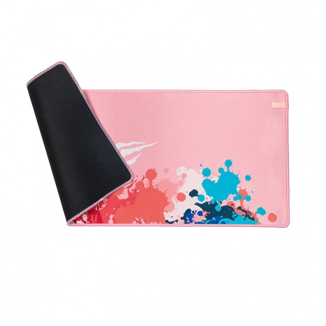 Tapis de souris de jeu Rose avec motifs colorés