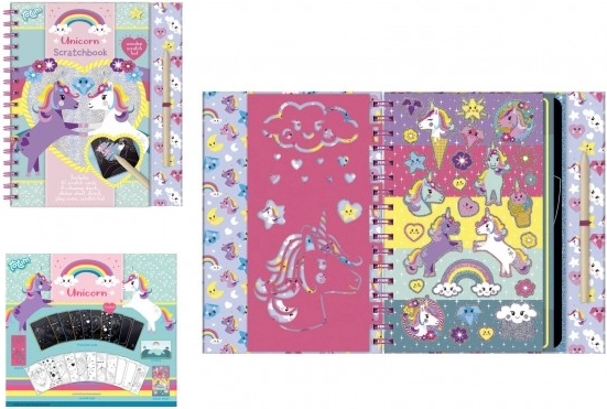 Livre à gratter Licorne