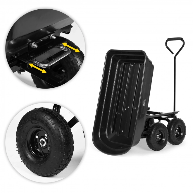 Chariot de jardin avec fonction basculante MultiGarden 200 kg