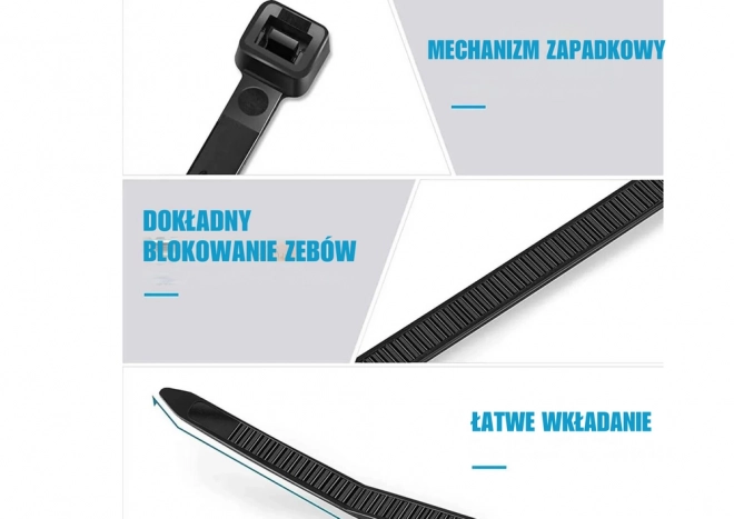 Serres-câbles Zipper Triettes 300x3,6 MM