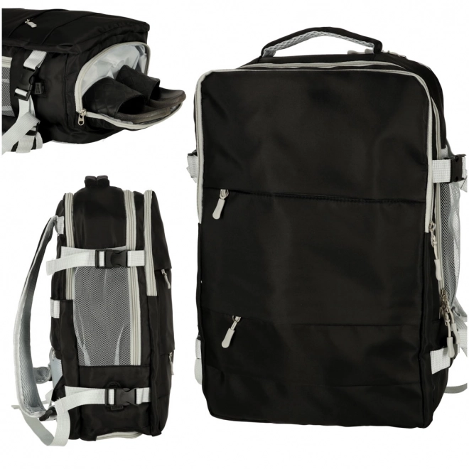 Sac à dos de voyage imperméable avec port USB pour avion