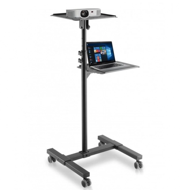 Table en métal mobile pour Projecteur et Ordinateur Portable