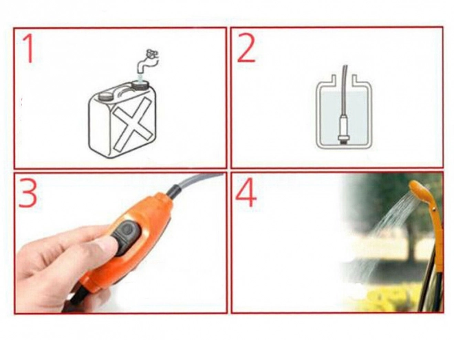 Douche de camping portable 12V