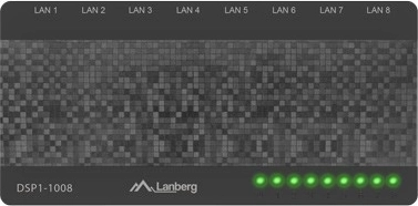 LAN gigabit 8× pour un réseau domestique et professionnel rapide
