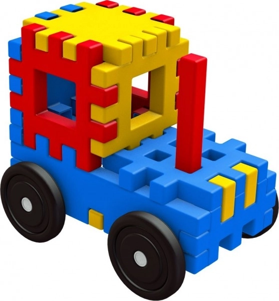 Kit de construction BLOK Monde plastique 146 pièces en boîte 36x34x7cm