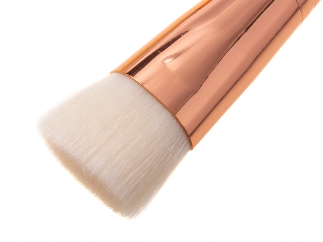 Ensemble de pinceaux de maquillage 15pcs + étui - marron