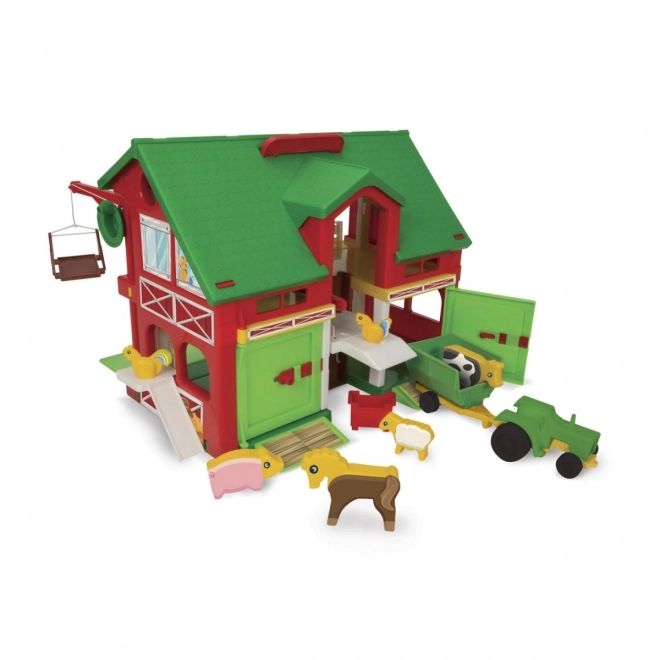 Maisonette Ferme étable 40x35cm en boîte 59x40x15cm Wader
