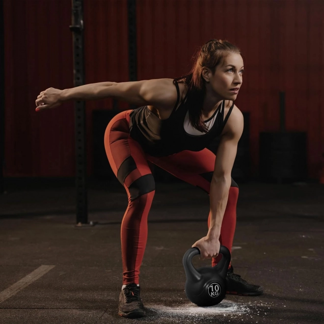 Kettlebell pour l'entraînement noir - 10kg