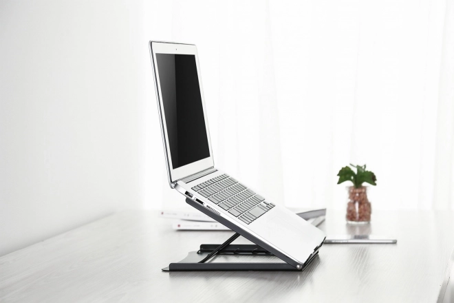Support pliable pratique pour ordinateur portable avec 5 angles réglables