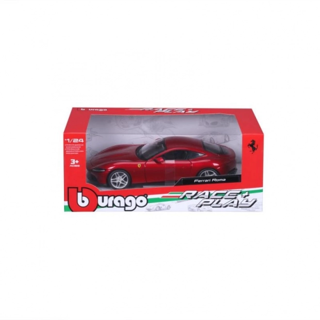 Bburago Ferrari Roma modèle réduit rouge 1:24