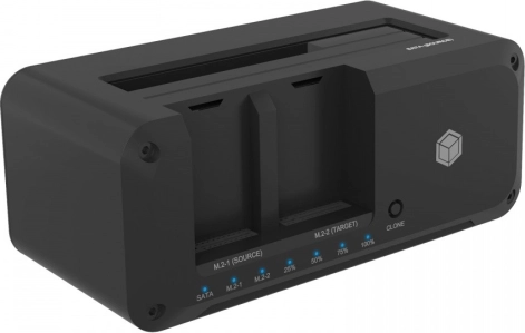 Support de clonage IB-2924MSCL-C31 Docking & CloneStation 1x 2,5"/3,5" vers 1x M.2 NVMe