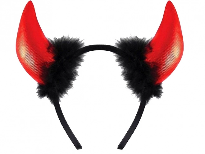Serre-tête avec cornes de diable pour Halloween