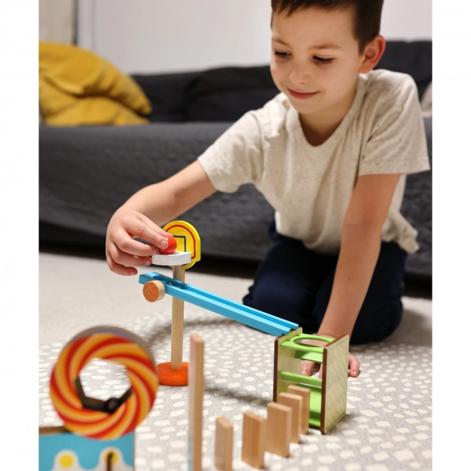 Blocs de construction en bois domino / puzzle domino Tooky Toy