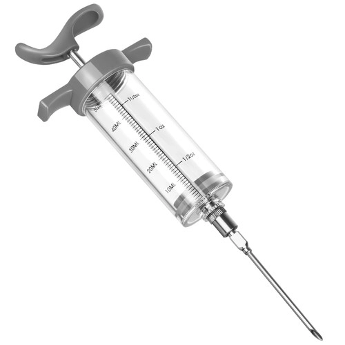 Injecteur pour marinades + 3 aiguilles Ruhhy 23055