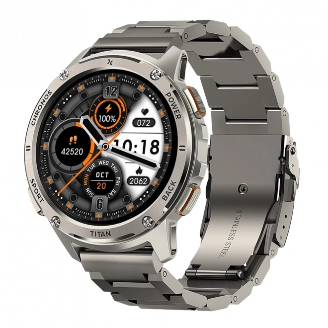 Montre intelligente Titan Chronos argentée