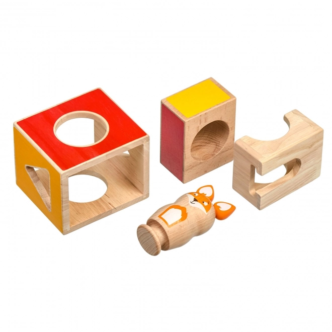 Lucy & Leo Renard Espiègle - jeu en bois avec modèles