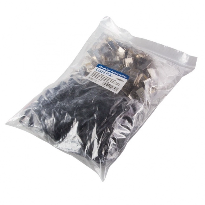 Connecteurs RJ45 CAT.6 avec protection, noir