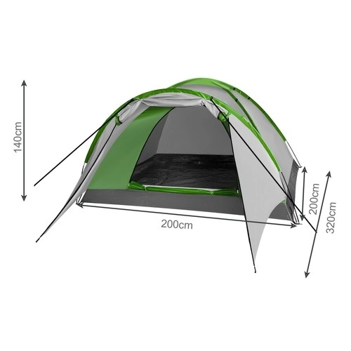 Tente de camping pour 4 personnes Nevada