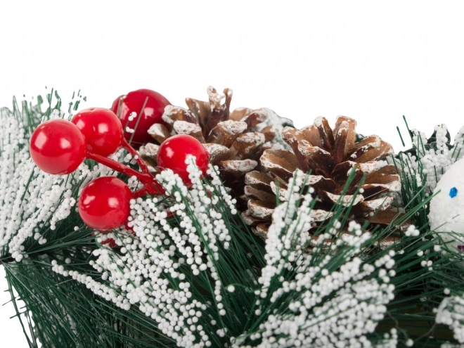 Couronne de Noël décoration de Noël décoration porte fenêtre