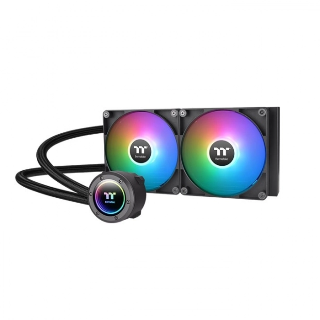 Refroidissement liquide Thermaltake TH280 V2 ARGB avec bloc CPU en cuivre et deux ventilateurs de 140 mm