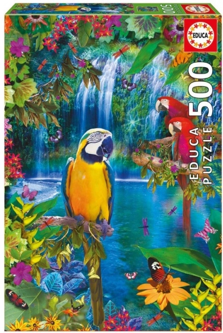 Puzzle 500 pièces, paradis tropical