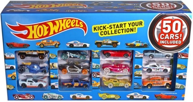 coffret de petites voitures Hot Wheels 50 pcs
