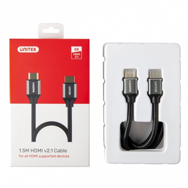 Câble HDMI Unitek 5m v2.1 8K 120Hz UHD