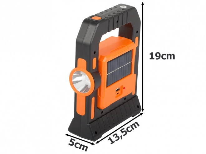 Lumière LED de camping solaire avec batterie rechargeable