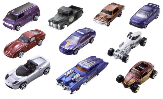 Pack de 10 Hot Wheels