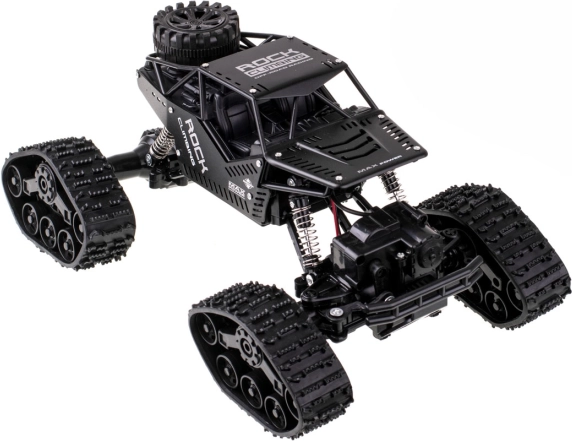 Voiture RC Rock Crawler 4x4 2-en-1 – noir