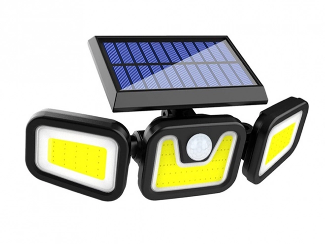 Lampe solaire avec capteur de mouvement et 171 LED