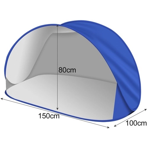 Tente de plage auto-pliant 150x100x80 cm