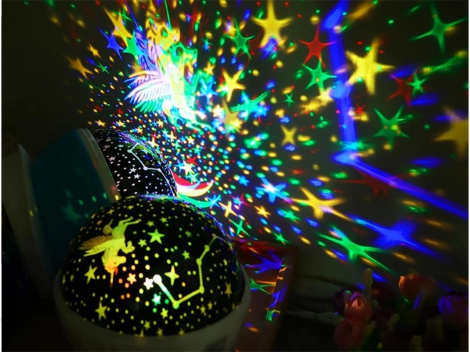 Projecteur d'étoiles rotatif de lumière nocturne
