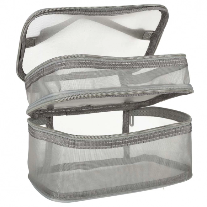 Trousse de toilette de voyage grise